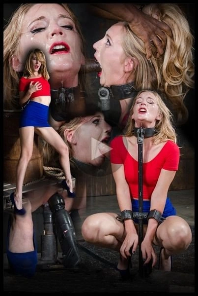 Smoking hot blonde Mona Wales shackled down, facefucked by BBC and vibrated into a drooling mess! [HD|2022]